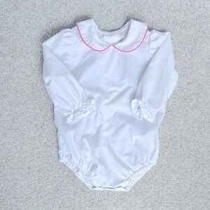 The Beaufort Bonnet Company Maude’s Peter Pan Collar Onesie